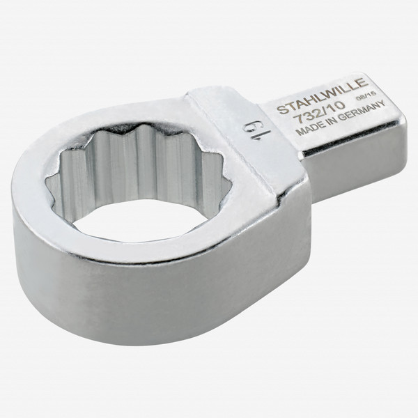 Stahlwille 732/10 Ring insert tool 19 mm, 9x12 mm - KC Tool