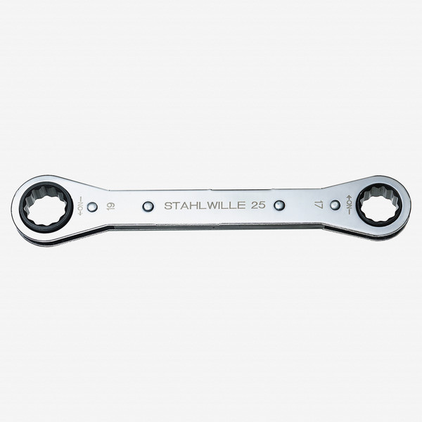 Stahlwille 25 Ratchet ring Spanner, 9 x 10 mm - KC Tool