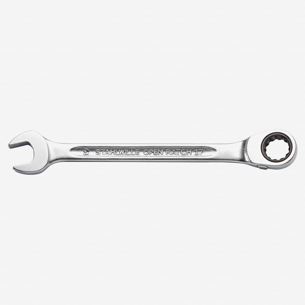 Stahlwille 17 Combination Offset Ratcheting Spanner with Switch, 14 mm - KC Tool