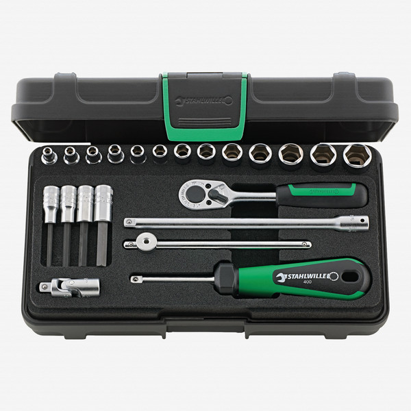 Stahlwille 40/9/4 Socket Set 1/4