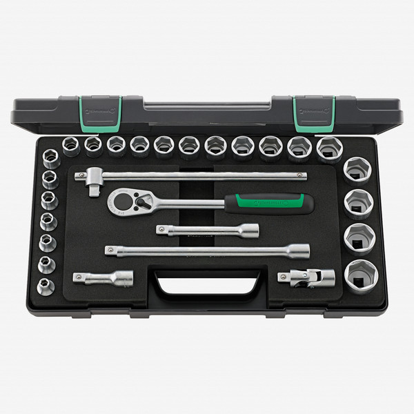 Stahlwille 52/54/25/6 Socket Set, 1/2