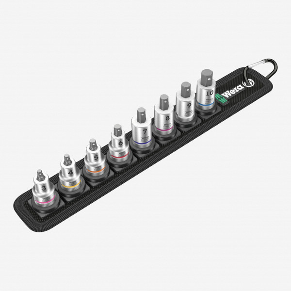 Wera Tools 004201 Zyklop Hex Metric Bit Socket Set - 1/2