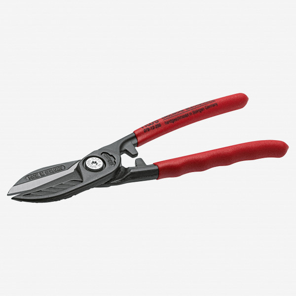 NWS 078-12-250 10" English Pattern Tin Snips - Atramentized - Plastic Grip - KC Tool