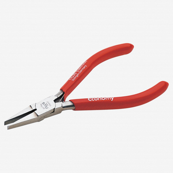 NWS 126A-72-120 4.75" Flat Nose Pliers - MicroFinish - Plastic Grip - KC Tool