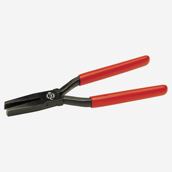 NWS 157A-12-240 9.5" Plumbers Flat Nose Pliers - Atramentized - Plastic Grip - KC Tool