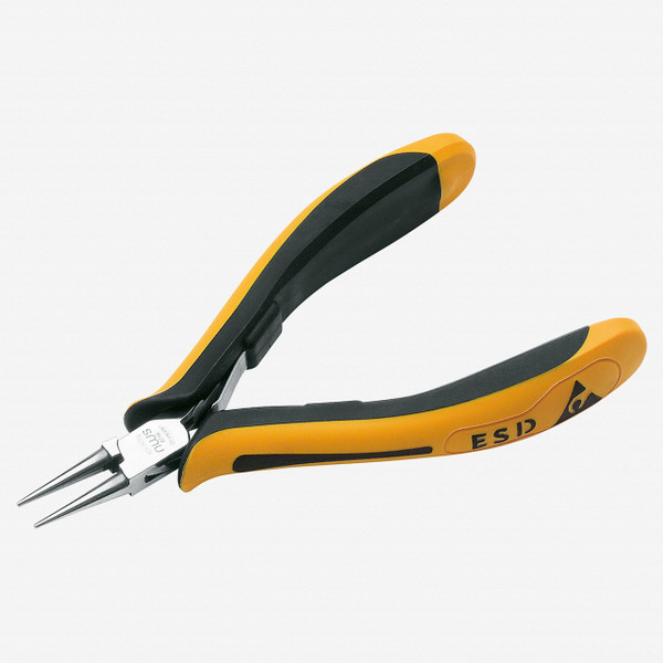 NWS 021B-79-ESD-115 4.5" Round Nose Pliers ESD - SoftGripp - KC Tool