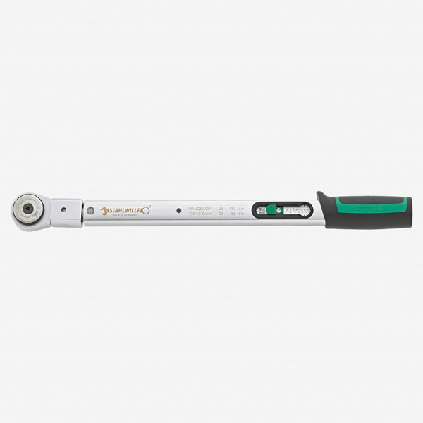 Stahlwille 730R/12 Quick SERVICE-MANOSKOP 1/2" Torque Wrench, 25-130 Nm (Mercedes) - KC Tool