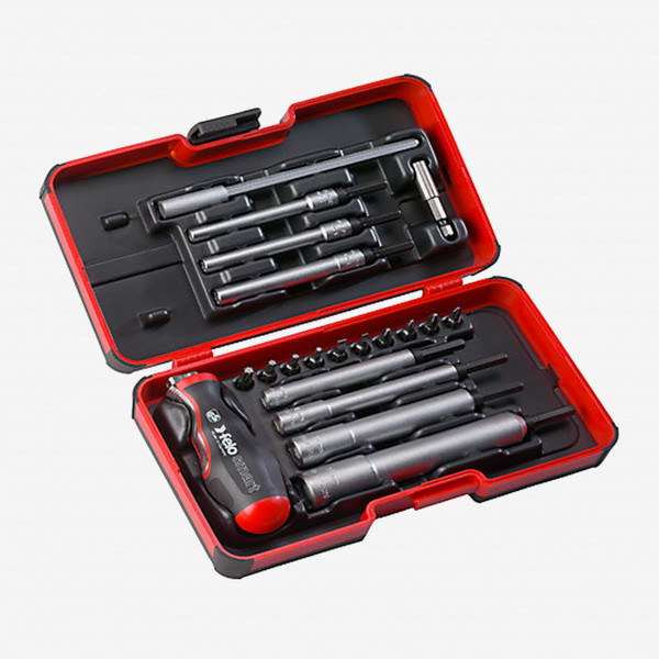 COFFRET 40 PIÈCES FLEXTORQ - PODZIDRIV - PHILLIPS - TORX - PORTE