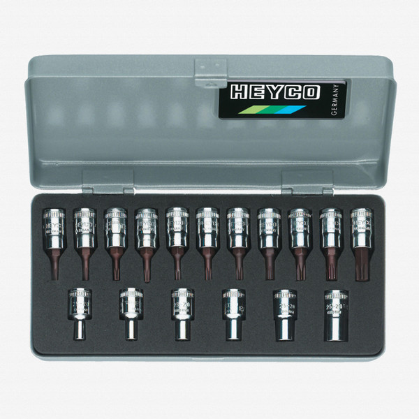 Heyco External Torx Socket - E6, 1/4