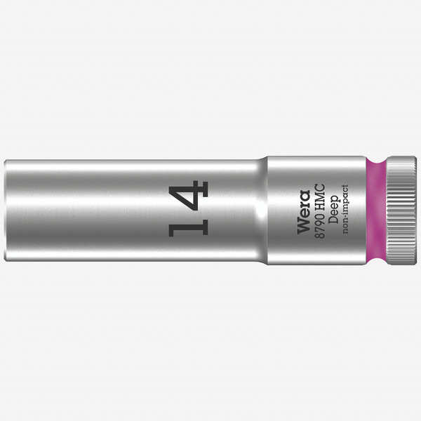 Wera 004556 Deep Socket, 16 x 1/2