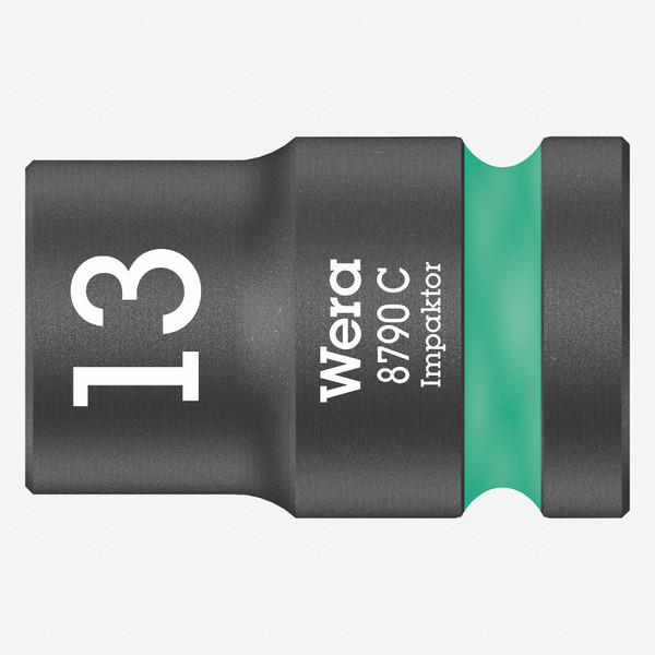 Wera 004570 Impact Socket, 13 x 1/2" - KC Tool 