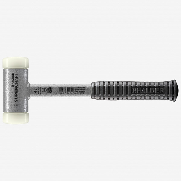 Halder Supercraft Dead Blow, Non-Rebounding Hammer with Nylon Face