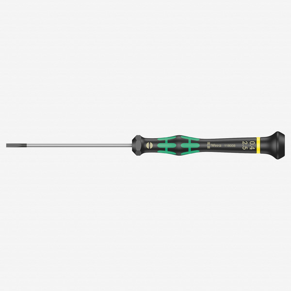 【WOOHWA】MICRO SH SK Wera 117997 2.5 x 40 mm Slotted Kraftform Micro Screwdriver