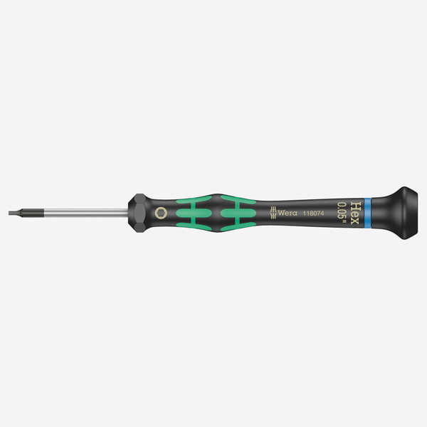 Wera 118060 0.7 x 40mm Kraftform Micro Hex Precision Screwdriver