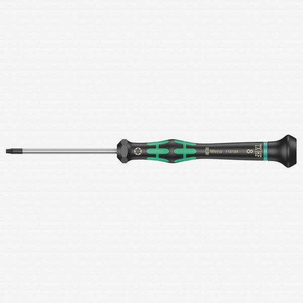 Wera 028048 T8 x 60mm Kraftform Plus Torx HF Screwdriver | Wera at