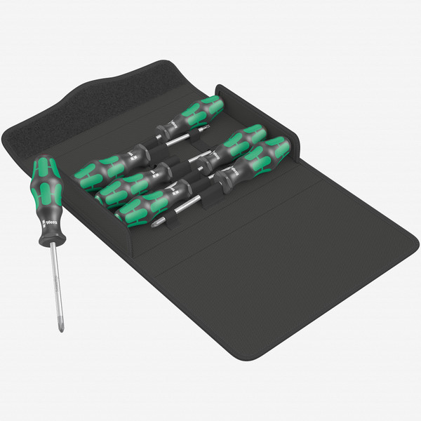 Wera 008900 Mix 1 300/7 Screwdriver Set, 7 Pieces