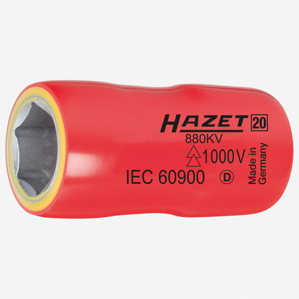 Hazet 880KV Insulated 3/8" Metric Socket, 11mm - KC Tool