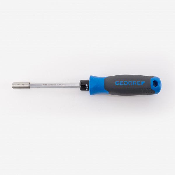 Gedore 2169 SilentGEAR Ratcheting Screwdriver with Magazine Handle