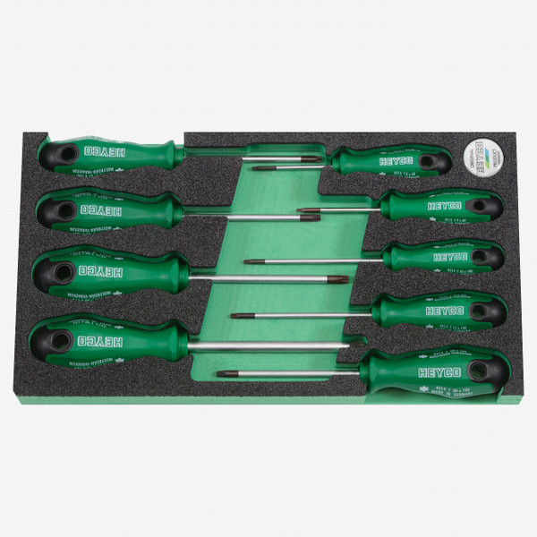Hazet 163-182/9 T-handle Torx Screwdriver Set, 9 Pieces | Hazet at