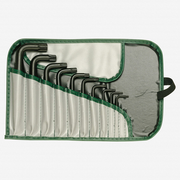 Heyco Hex Metric L-key Set in Tool Roll, 12 Pieces | Heyco at KC Tool