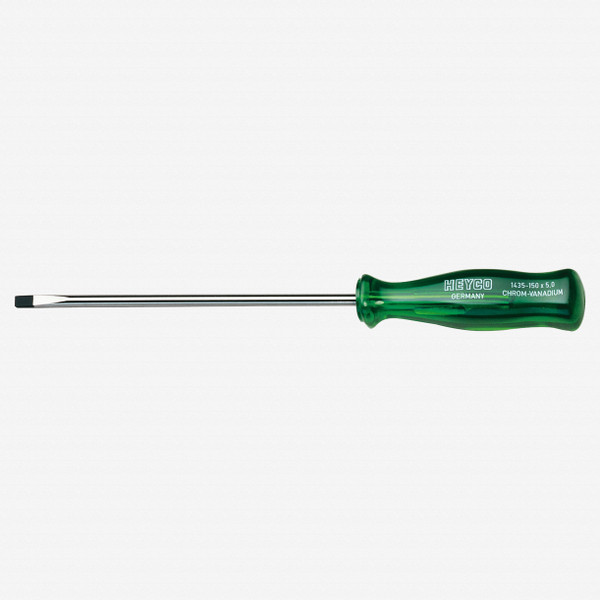 Heyco 4350200 Slotted Screwdriver with Acetate Handle, 5.0mm - KC Tool