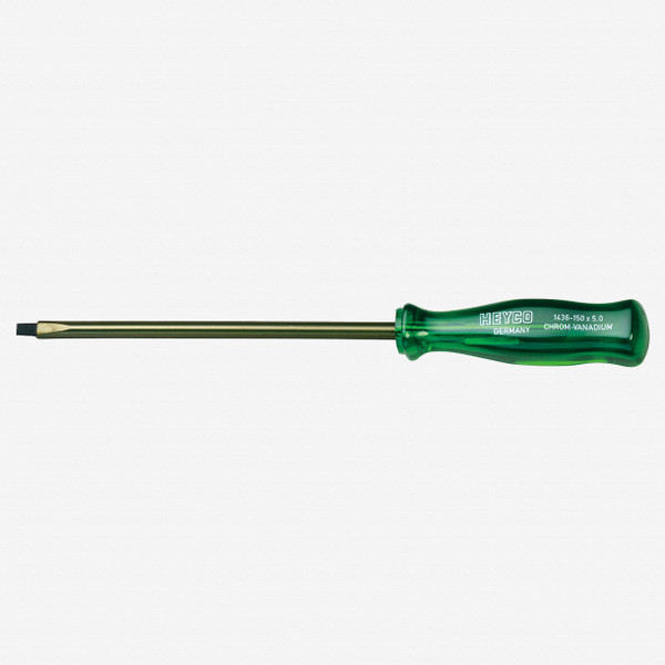 Heyco 4360100-85 Slotted Screwdriver with Acetate Handle, 3.5mm - KC Tool