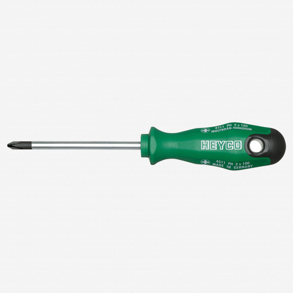 Heyco 5110000 Phillips Screwdriver with 2K Handle, #0 - KC Tool