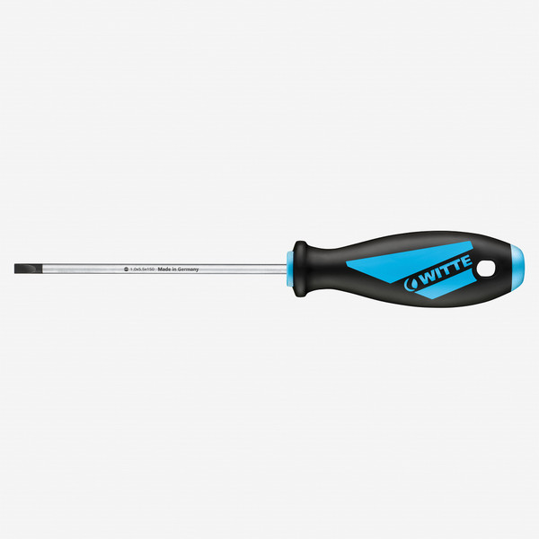 Witte 53022 MAXX Cabinet Slotted Screwdriver, 3.5 x 100mm - KC Tool