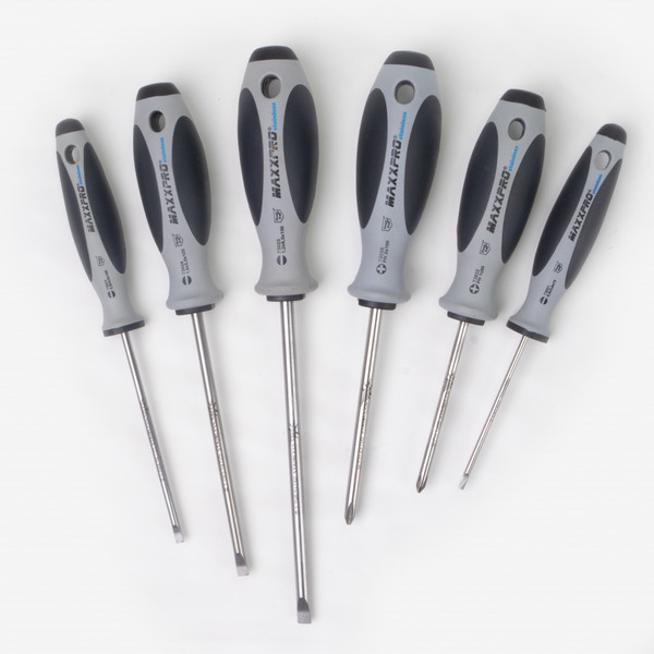 Witte 670007 MAXXPRO Stainless Slotted and Phillips Screwdriver Set, 6 Pieces - KC Tool