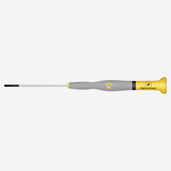 Witte 89418 PRO WITTRON ESD Precision Slotted Screwdriver, 3.0 x 60mm - KC Tool