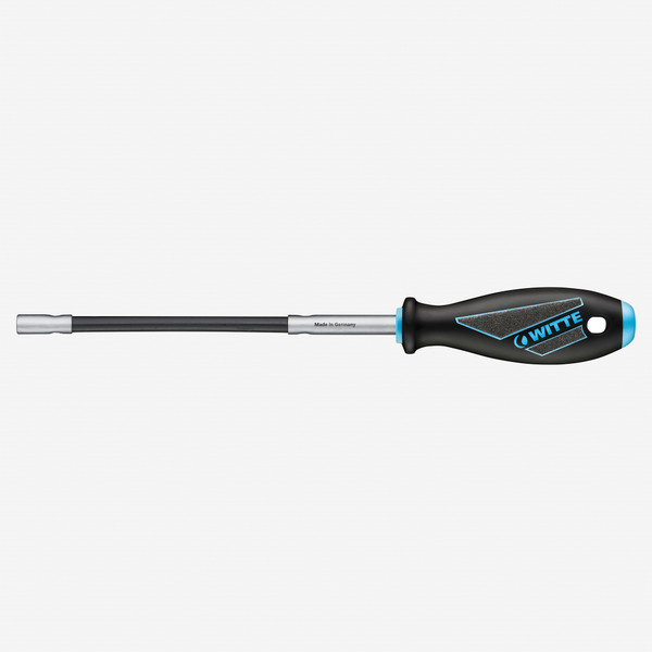 Witte 63084 Maxx Plus Metric Nutdriver with Flex Shaft, 7.0 x 210mm - KC Tool