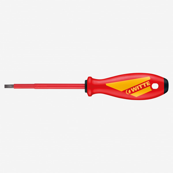 Witte 53708 Maxx VDE Slotted Screwdriver, 10 x 200mm - KC Tool