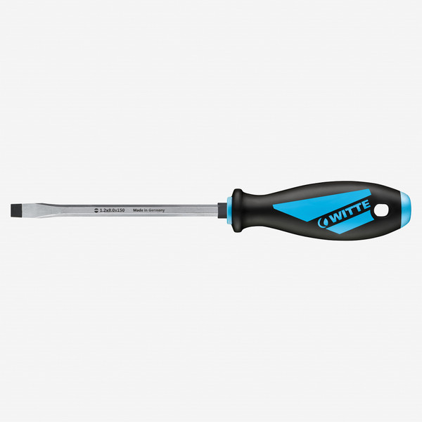 Witte 53010 Maxx Keystone Slotted Screwdriver with Hex Blade, 4.0 x 100mm - KC Tool