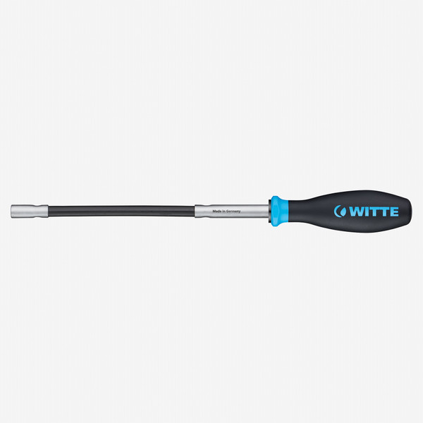 Witte 98805 Pro Metric Nutdriver with Flex Shaft, 8.0 x 210mm - KC Tool