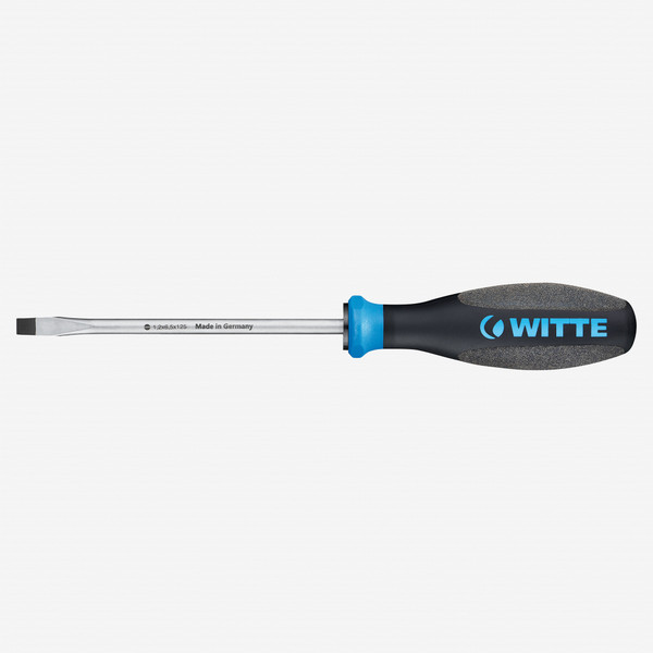 Witte 87307 Pro Plus Keystone Slotted Screwdriver, 6.5 x 125mm - KC Tool