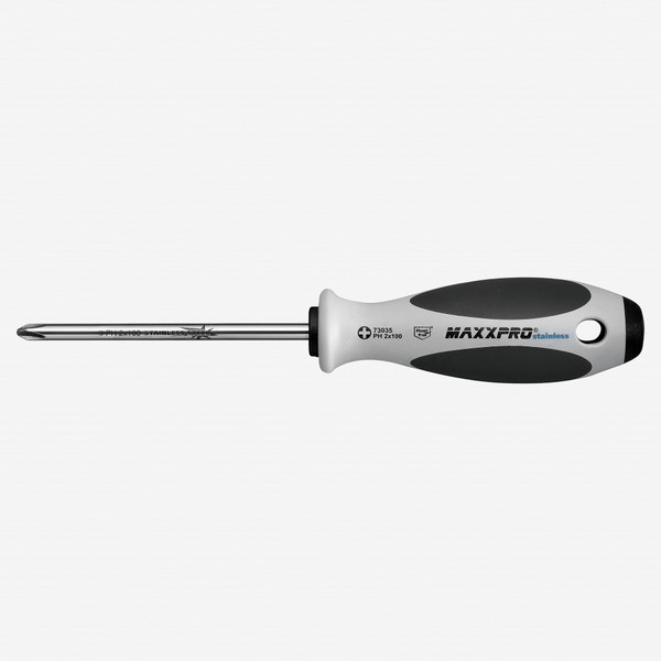 ヒデリンALHW Witte MaxxPro Stainless Pozidriv Screwdriver, #1 x 80mm
