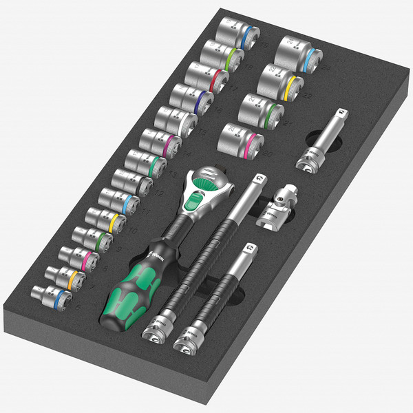 Wera 150110 9720 Foam Insert 8000 A Zyklop 1/4