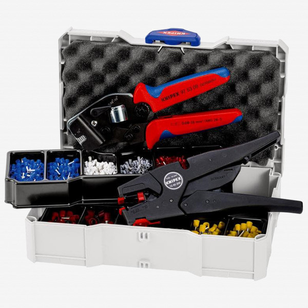 Knipex Crimp Assortment Set for Wire Ferrules with Crimping Pliers