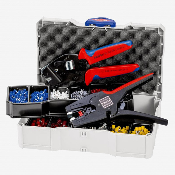 Knipex Crimp Assortment Set with Self-Adjusting Crimping Pliers