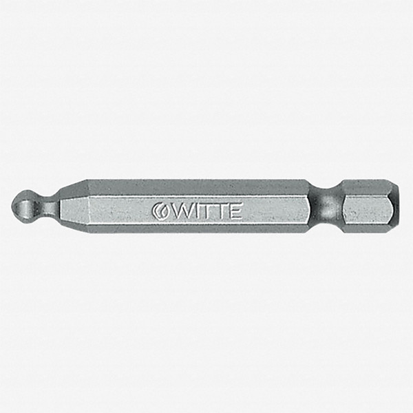 Witte Pro Hex Bit with Ball End, 5.0 x 50mm