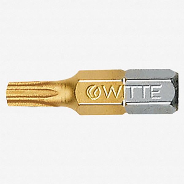 Witte Maxx Titanium-Nitride Security Torx Bit, T27s x 25mm