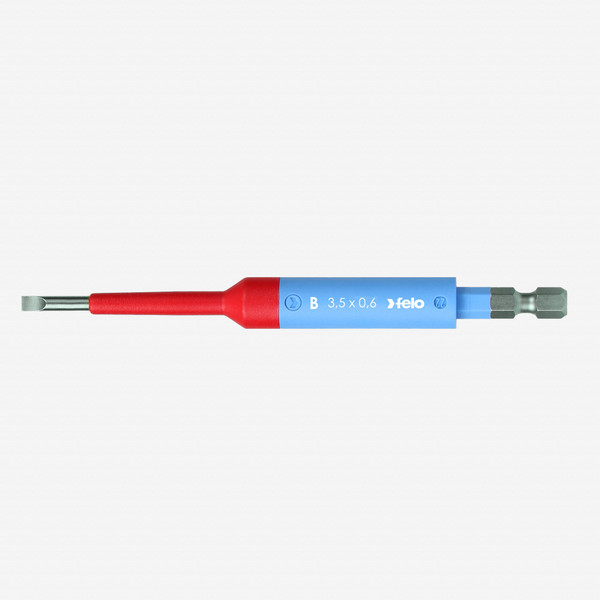 Felo Insulated Slotted IEC Safety Bit, 3.5 x 115mm - KC Tool