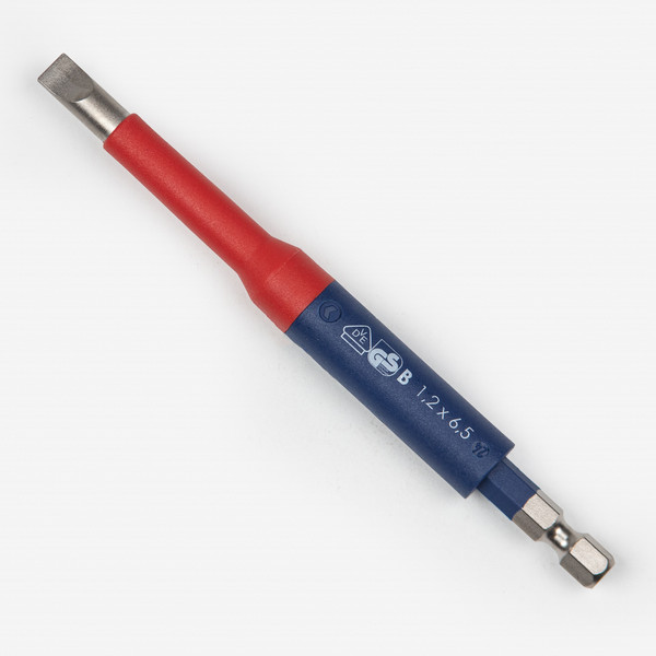 Felo Insulated Slotted IEC Safety Bit, 6.5 x 115mm - KC Tool