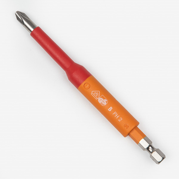 Felo Insulated Phillips IEC Safety Bit, #2 x 115mm - KC Tool
