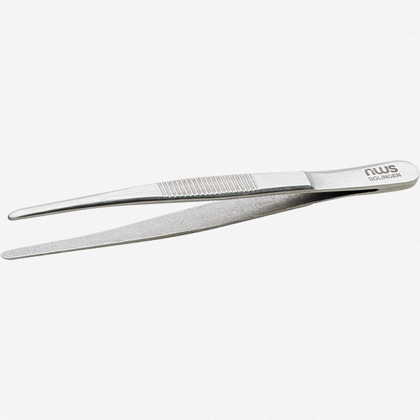 NWS Soldering Tweezer with Straight Rounded Tips, 5.5" - KC Tool