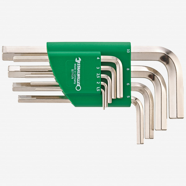 Stahlwille 10760a/9 Hex L-Key Set, SAE, 1/16