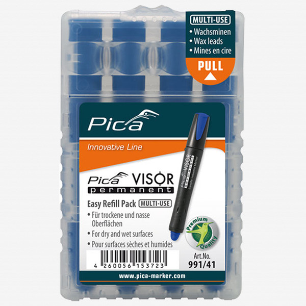 Pica VISOR permanent Refill Pack, 4 Pieces - KC Tool