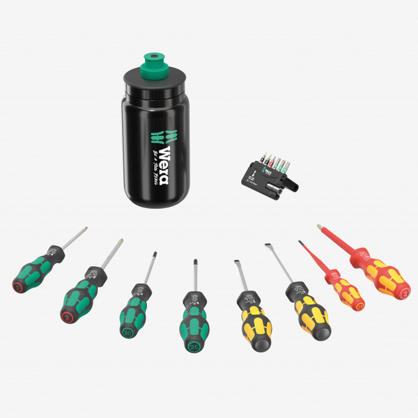 Wera 100028 9540 Kraftform XL Bottle Set, 17 Pieces - KC Tool