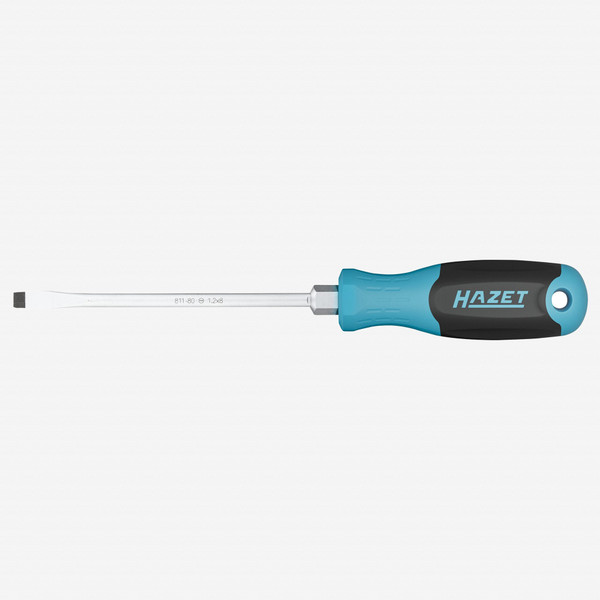 Hazet 811-30 Slotted Screwdriver with 3K Handle 3.0 x 80 mm