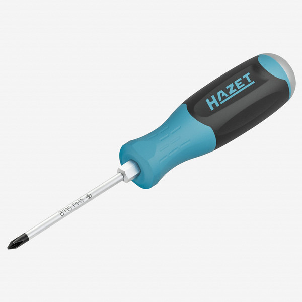 Hazet 811S-PH1 Phillips #1 Screwdriver with 3K Handle and Striking Cap - KC Tool